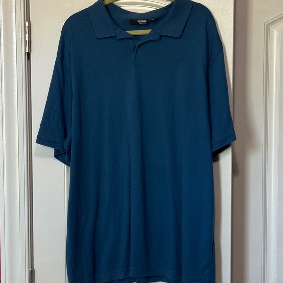 Murano Men's Deep Blue Polo Shirt - Picture 1 of 3